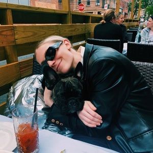 PRADA RUNWAY 49MM RECTANGLE SUNGLASSES